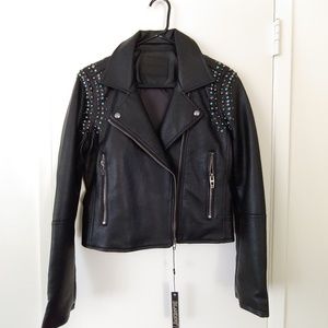 BLANK NYC Leather Jacket NEW